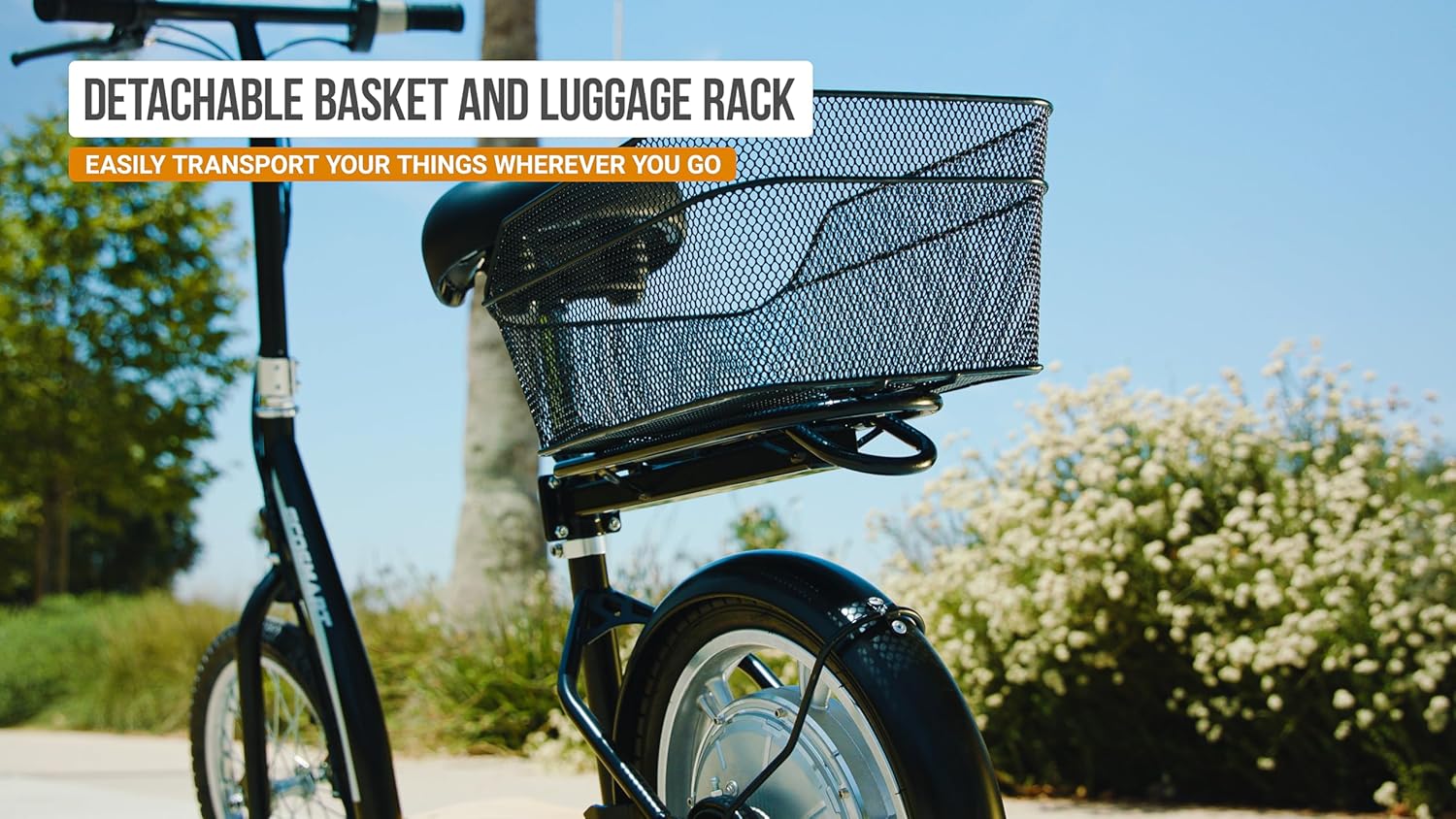 EcoSmart Metro Electric Scooter – Padded Seat